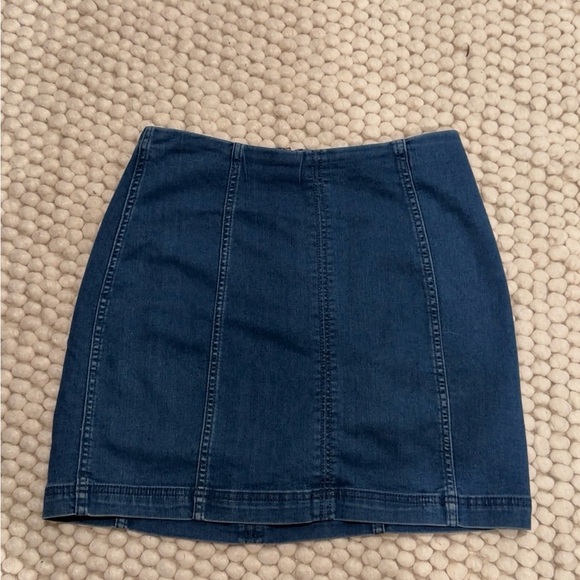 Free People Denim Mini Skirt - Picture 4 of 4